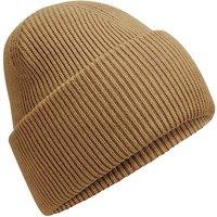 Beechfield Men's Classic Deep Cuffed Beanie in Light Brown