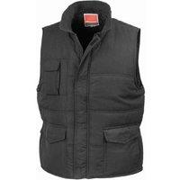 Result Men's Promo Body Warmer in Black | Size: 4XL