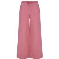 Skinni Fit Women's Wide Leg Jogging Bottoms in Pink | Size: XS