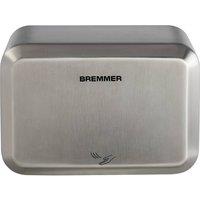 Bremmer Nano Blade Compact Hand Dryer Brushed Steel in Silver