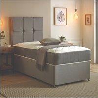 Starlight Beds Castle Hybrid Mattress 20cm Deep Memory Foam & Spring Support in White | Size: EU King