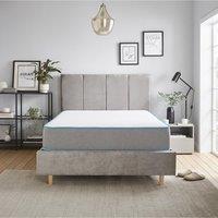 Starlight Beds Premium Comfort Bubble Hybrid Mattress 23cm Deep Soft/Medium Firmness in Grey | Size: EU King