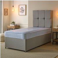 Starlight Beds Waterproof Mattress Durable Easy Clean PVC Coating Sprung Support in Blue | Size: EU King
