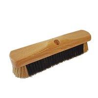 Universal Textiles Head Only 12 Pure Bristle Sweeping Broom Black White
