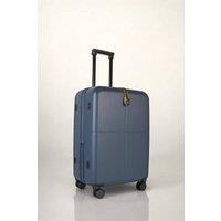 JLY Premium Medium Expandable 100% Makrolon PC Hard Shell Suitcase in Navy