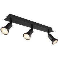 Netlighting Drew Ceiling Spotlight Bar Matt Black 3x GU10