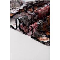 Everyday The Label Women's Brown Floral Print High Waist Maxi Skirt | Size: XL