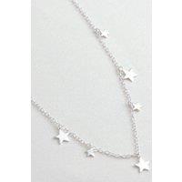 Mia Gioielli Women's Sterling Silver Star Chain Necklace Celestial Jewellery | Size: 45 cm