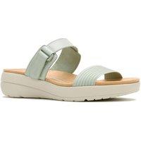 Hush Puppies Women's Breathe Gore Slide in Light Green | Size: 3