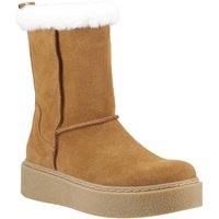 Hush Puppies Women's Becca Mid Boot in Tan | Size: 4