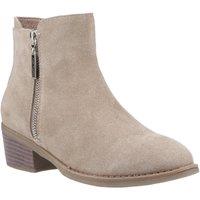 Hush Puppies Women's Ingrid Zip Boot in Taupe | Size: 5
