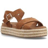 Hush Puppies Women's Rosa Rafia Sandal in Tan | Size: 6