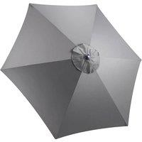Christow Replacement Parasol Canopy 2.4m Hexagonal 6 Arms UV Protection in Grey