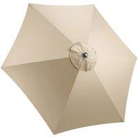 Christow Replacement Parasol Canopy 2.4m Hexagonal 6 Arms UV Protection in Brown