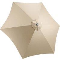 Christow Replacement Parasol Canopy 2.7m Hexagonal 6 Arms UV Protection in Brown