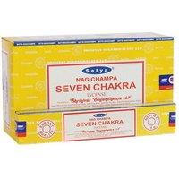 KDMD 12 Packs of Seven Chakra Incense Sticks in Yellow