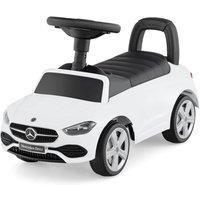 Gymax Ride on Sliding Toy Car With Steering Wheel Engine Sound Mercedes-Benz in White