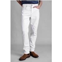 Enorsia Men's White Slim Fit Essential Stretch Jeans | Size: 34