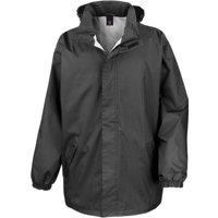 Result Core Men's Midweight Waterproof Jacket in Black | Size: 3XL