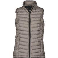 TEE JAYS Women's Padded Zepelin Vest Jacket Gilet in Grey | Size: 3XL
