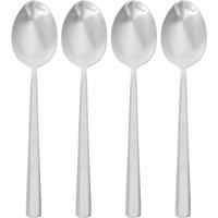 Argon Tableware Tondo 18/0 Stainless Steel Dessert Spoons - Silver - Pack of 12