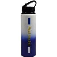 Real Madrid CF Fade Aluminium 750ml Water Bottle in White