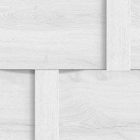 World of Wallpaper Harrow Wood Panel Wallpaper in White