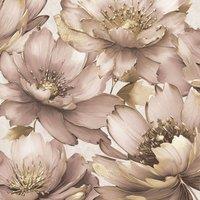 Muriva Aminah Floral Wallpaper in Baby Pink