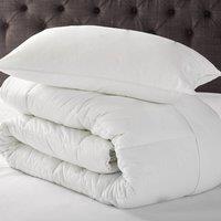 The Linen Consultancy TLC 5 Star Hotel Concept Premium Goose Feather & Down 13.5 Tog Duvet in White | Size: Double