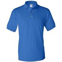 Gildan Men's Adult DryBlend Jersey Short Sleeve Polo Shirt in Royal | Size: 2XL