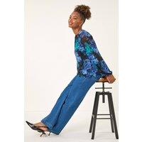 Roman Women's Floral Mesh Top | Size: 10