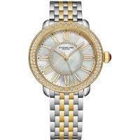STHRLING Original Women's Regalia 4074 40mm Quartz Watch - MOP Dial, Stainless Steel Bracelet