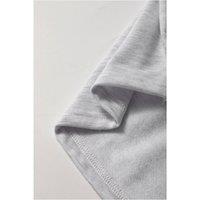 Everyday The Label Women's Light Grey French Terry Drawstring Mini Skort with Pockets | Size: Large