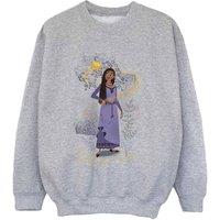 Wish Shine On Asha Standing Sweatshirt in Grey | Size: 9 Years