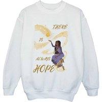 Wish Girl's There Is Always Hope Sweatshirt in White | Size: 9 Years
