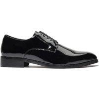 Thomas Blunt Men's Patent Smart Oxford Lace Up Formal Shoes in Black | Size: 11