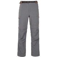 Trespass Men's Rynne B Mosquito Repellent Cargo Trousers in Dark Grey | Size: XS