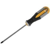 Roughneck Screwdriver Phillips Tip Ph2 X 125Mm in Yellow