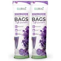 ECOBAG NOT ALL BAGS ARE EQUAL 20 Pack Kitchen Drawstring Bin Liner - 60L - 28 Microns(465 x 750mm) in White