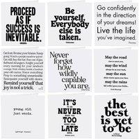 Quotable Motivational Quotes Greetings Cards 9 Multipack Assorted | Size: 9 Pack