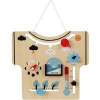 Costway Kids Calendar Montessori Wooden Toy About Season Educational Toy
