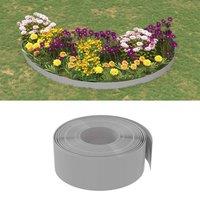 Berkfield Home Garden Edgings 4 pcs Grey 10 m 20 cm Polyethylene