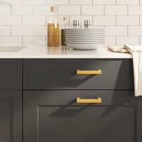 Berkfield Home Cabinet Handles 20 pcs Gold 96 mm Stainless Steel