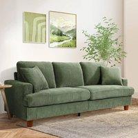 Dprodo Deep 3 Seat Sofa, 220cm Mid Century Modern Couches in Green