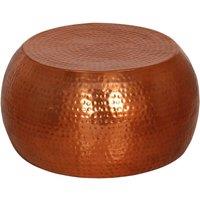 Berkfield Home Coffee Table Brass 55x28 cm Aluminium in Silver | Size: 55x28 cm