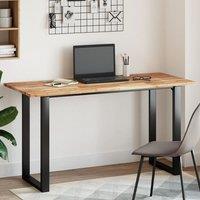 Berkfield Home Table Top Rectangular 120x60x2 cm Solid Wood Acacia in Brown | Size: 120 x 60 x 2 cm