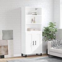 Berkfield Home Highboard White 69.5x34x180 cm Engineered Wood