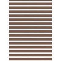 Berkfield Home Zebra Blind Brown 160x200 cm Fabric Width 155.9 cm Polyester