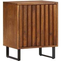 Berkfield Home Bedside Cabinet 40x30x50 cm Solid Mango Wood in Brown | Size: 40 x 30 x 50 cm