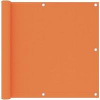 Berkfield Home Balcony Screen Orange 90x400 cm Oxford Fabric